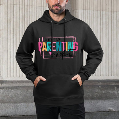 Gentle Parenting Dropout This Morning Funny Mothers Day Unisex Design Hoodie