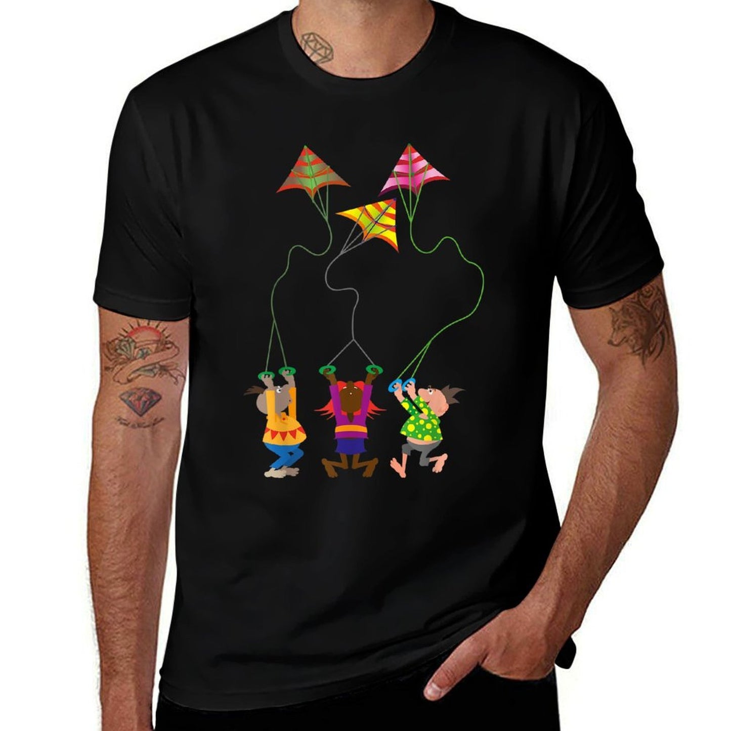 Kite Flying Outdoors Hobby For Adults And Children  Soft T-Shirt