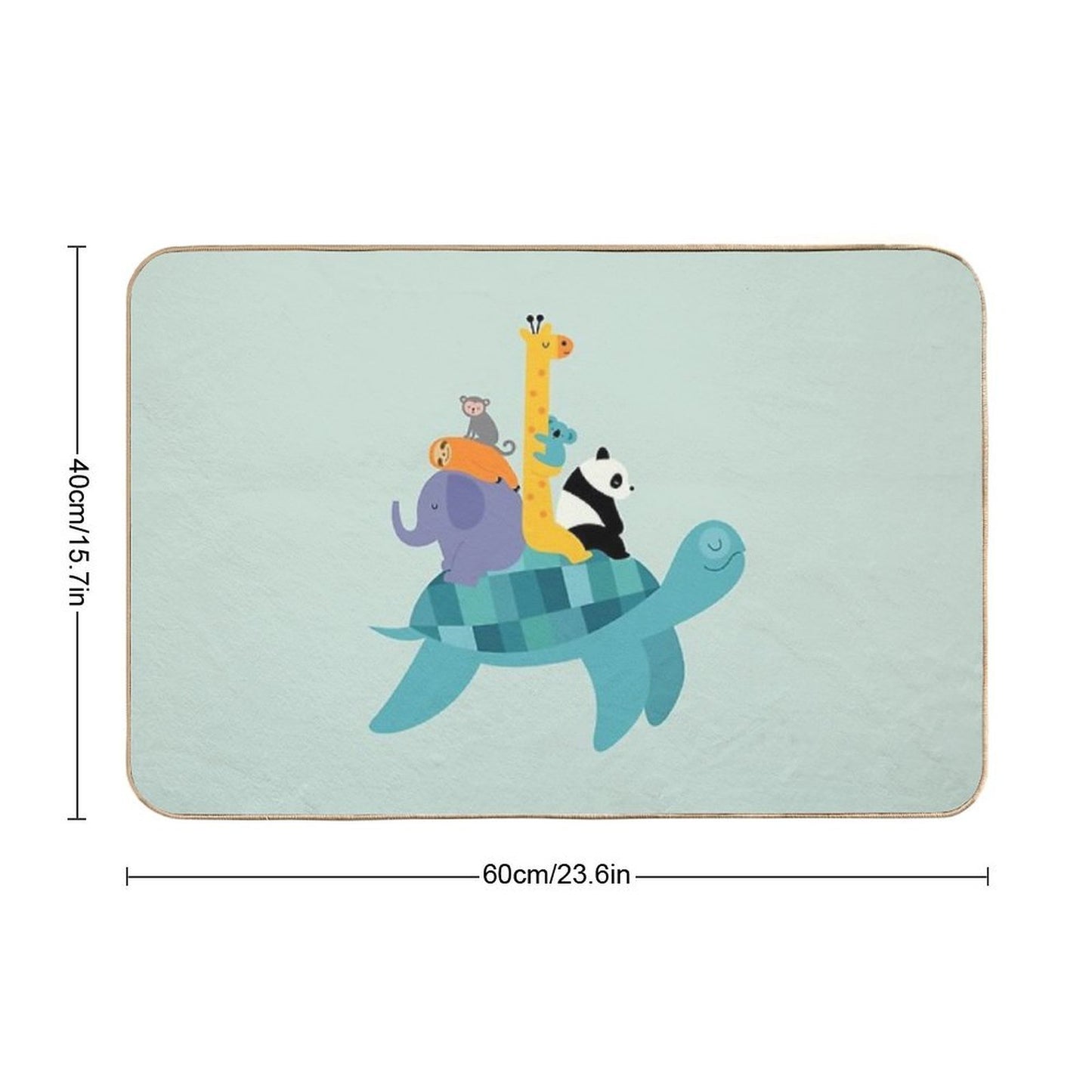 Travel Together  Absorbent Bath Mat
