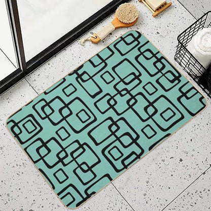Mid Century Modern Decoration  Non-Slip Bath Mat