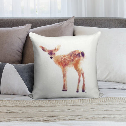 Fawn Soft Gift Ready Throw Pillow