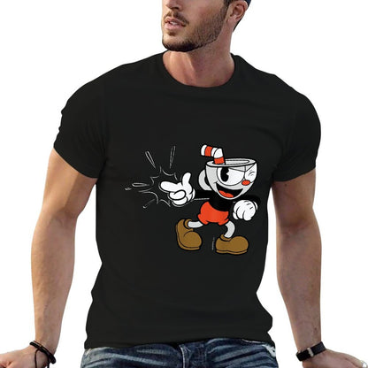 Cuphead Classic Wink With A Snap  Trendy Pattern T-Shirt