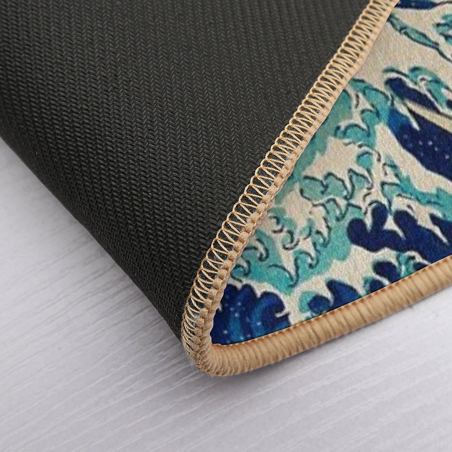 The Great Wave Off Kanagawa  Dirt-Trapping Bath Mat