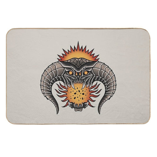 Oldschool Balrog  Absorbent Bath Mat