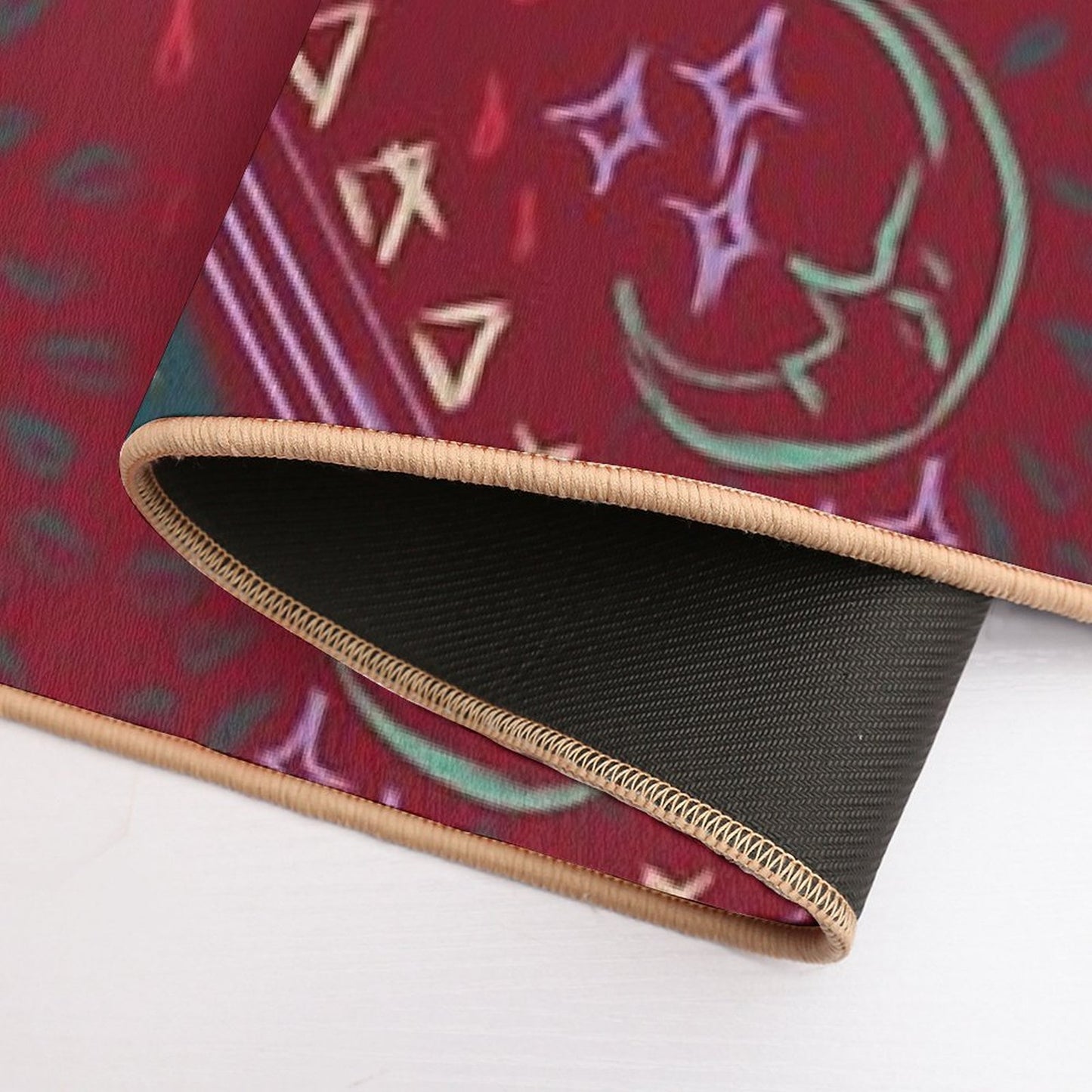 Mollymauk's Coat, Front Panels Durable Bath Mat