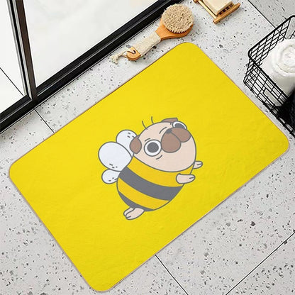 Pug Bee  Versatile Bath Mat