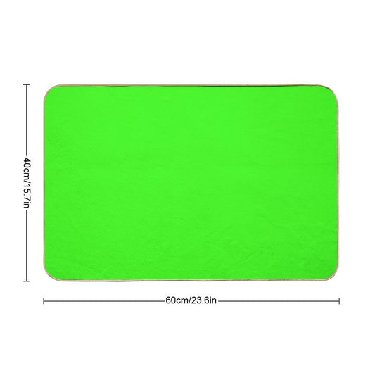 Color Neon Green  Versatile Bath Mat