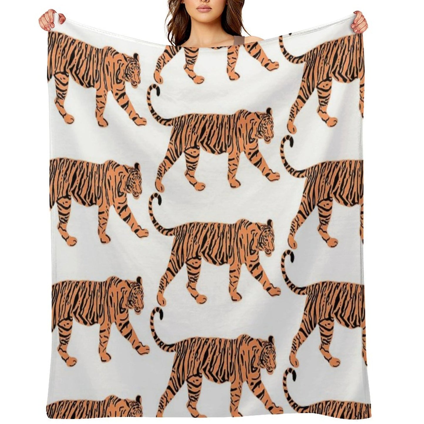 Tiger Travel-friendly Throw Blanket