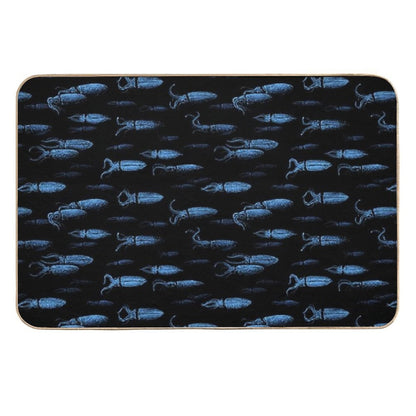 Firefly Squid Hotaruika Bioluminescent  Stain-Proof Bath Mat