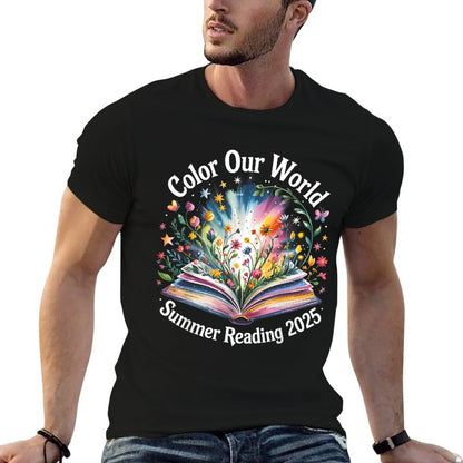 Color Our World Summer Reading 2025  Versatile T-Shirt