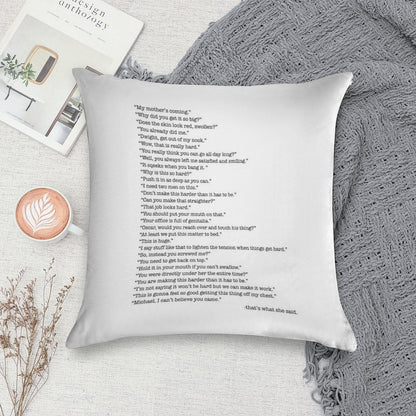 Every That's What She Said From The Office Soft Gift Ready Throw Pillow