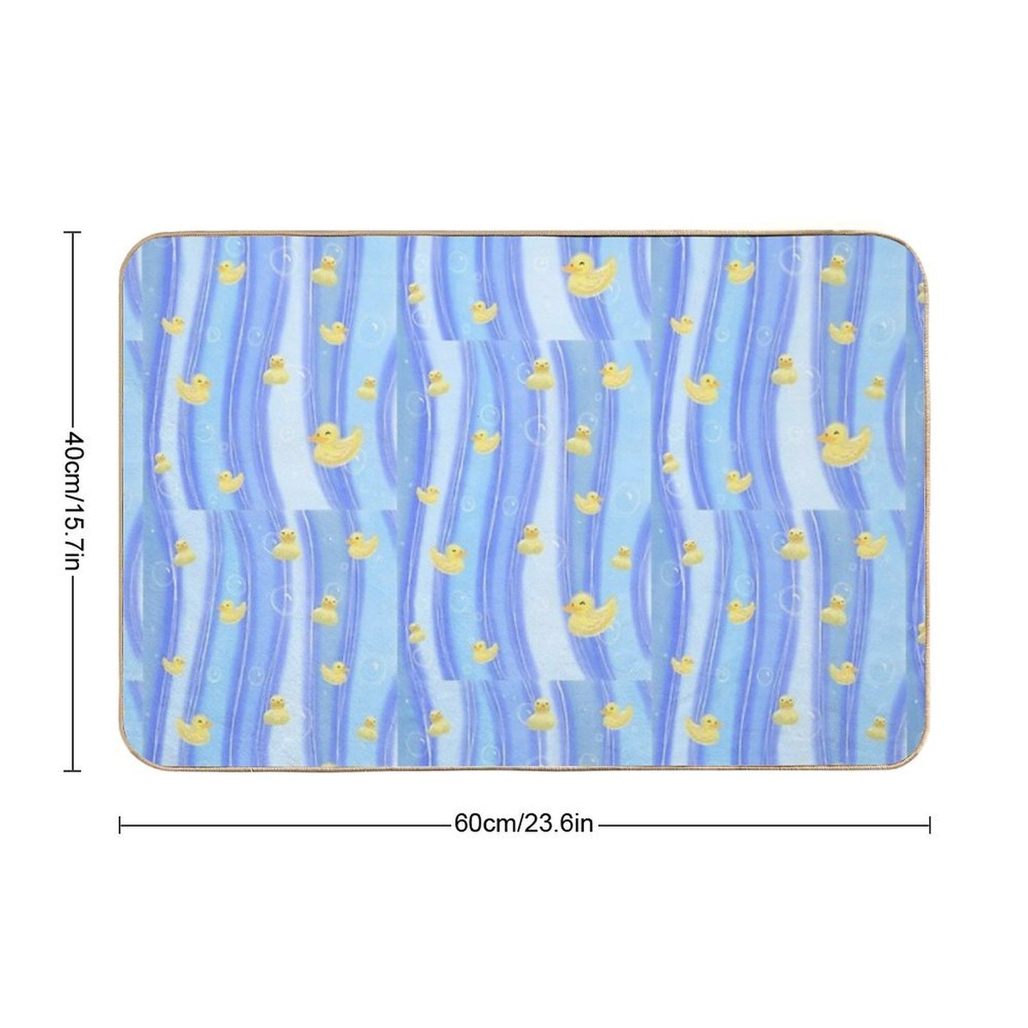 Rubber Duckies  Rapid-Drying Bath Mat