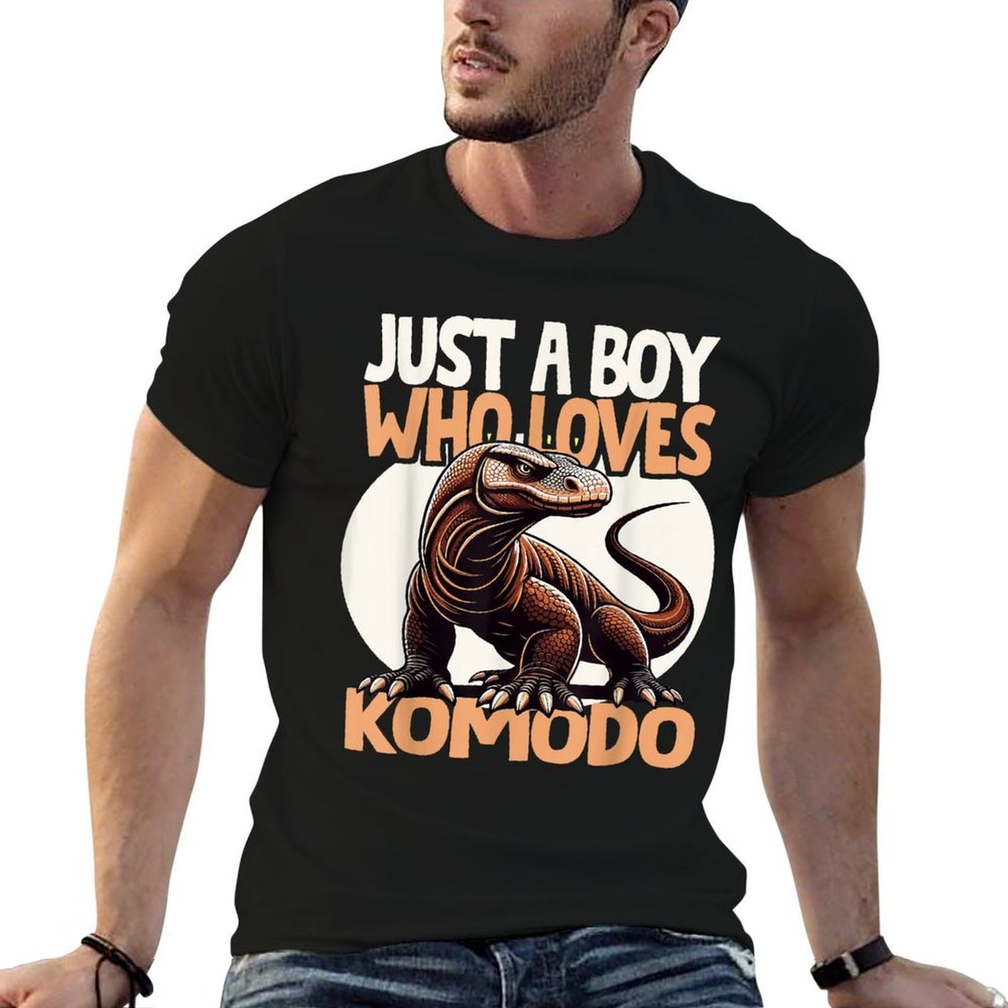Just A Boy Who Loves Komodo Dragons Boys Kids  Classic T-Shirt
