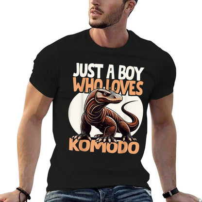 Just A Boy Who Loves Komodo Dragons Boys Kids  Classic T-Shirt