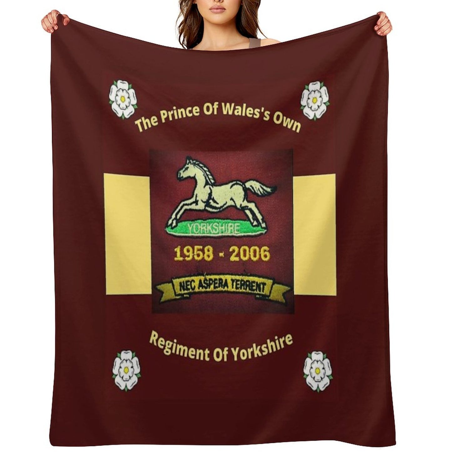 Remembering The Prince Of Wales's Own Regiment Of Yorkshire Gift-ready Throw Blanket