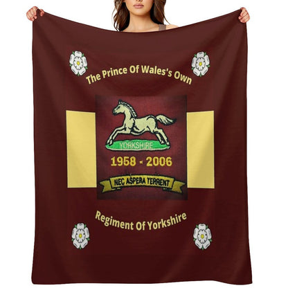 Remembering The Prince Of Wales's Own Regiment Of Yorkshire Gift-ready Throw Blanket