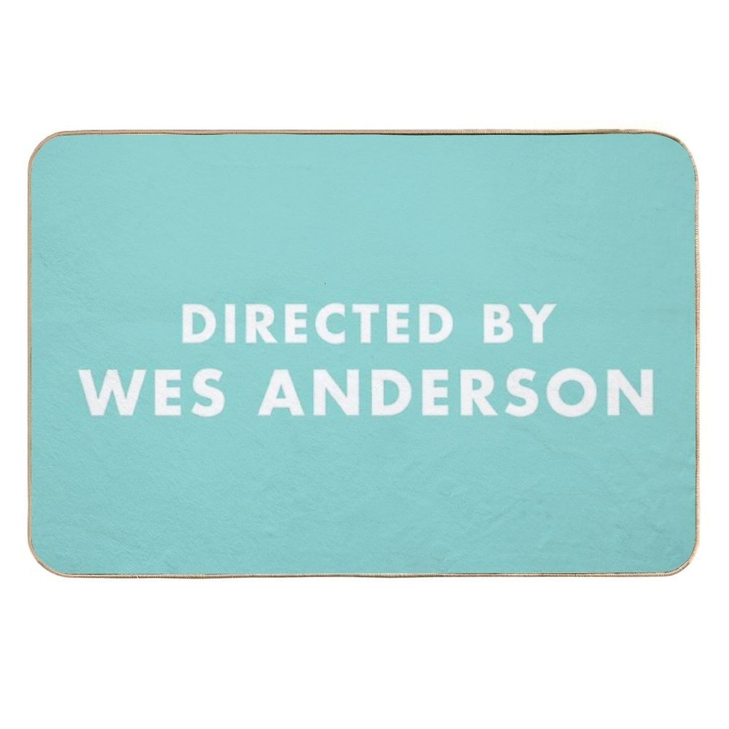 Directed by Wes Anderson - Teal  Pet-Safe Bath Mat