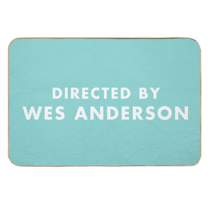 Directed by Wes Anderson - Teal  Pet-Safe Bath Mat