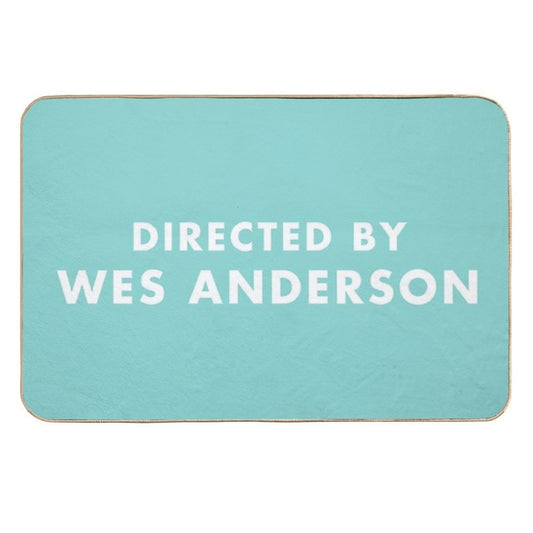 Directed by Wes Anderson - Teal  Pet-Safe Bath Mat