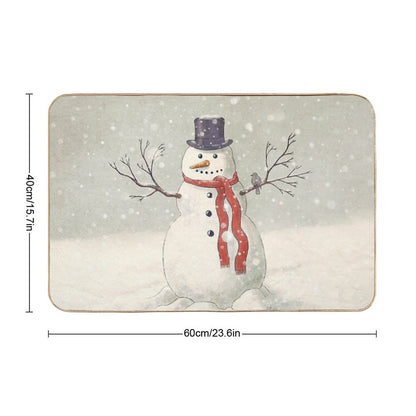 The Snowman  Odorless Bath Mat
