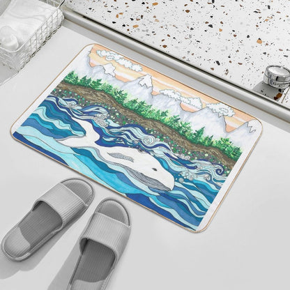 Dreaming of Vancouver  Stain-Proof Bath Mat
