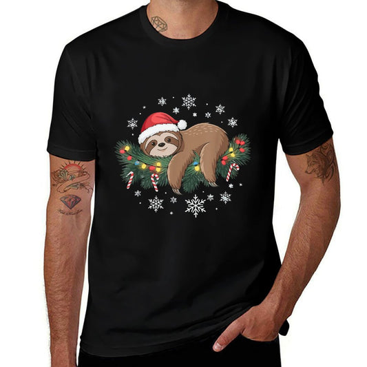 Sloth Christmas  Moisture-wicking T-Shirt