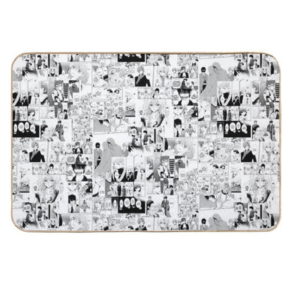 Yona of The Dawn Manga Collage  Slip-Resistant Bath Mat