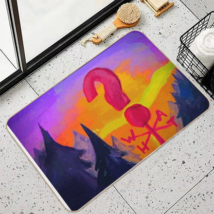 Gravity Falls Landscape  Odorless Bath Mat