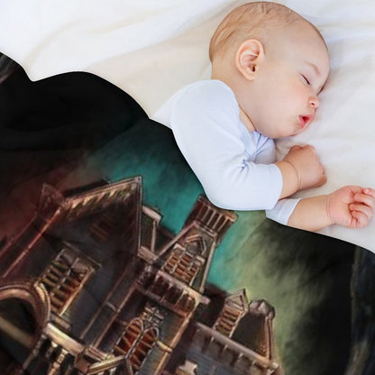 Vecna House (Monster House Parody) - Stranger Things Machine-washable Throw Blanket