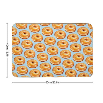 Glazed Donut Pattern  Dirt-Trapping Bath Mat