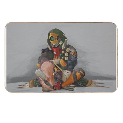 Fl4k And Broodless  High-Traffic Bath Mat