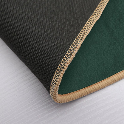 Forest Green Solid Color  Fade-Resistant Bath Mat
