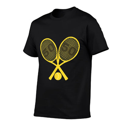 50th Birthday Tenniss  Fade-proof Color T-Shirt