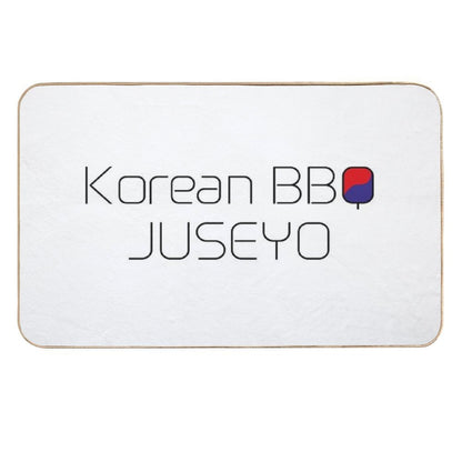 Korean Bbq Juseyo  Pet-Safe Bath Mat