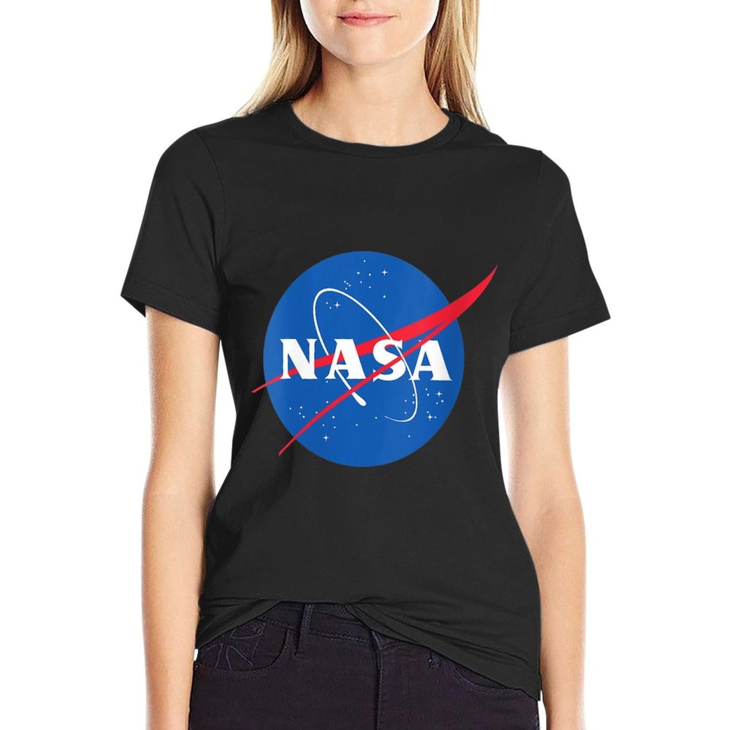 Womens NASA Merchandise Meatball  Tagless Design T-Shirt