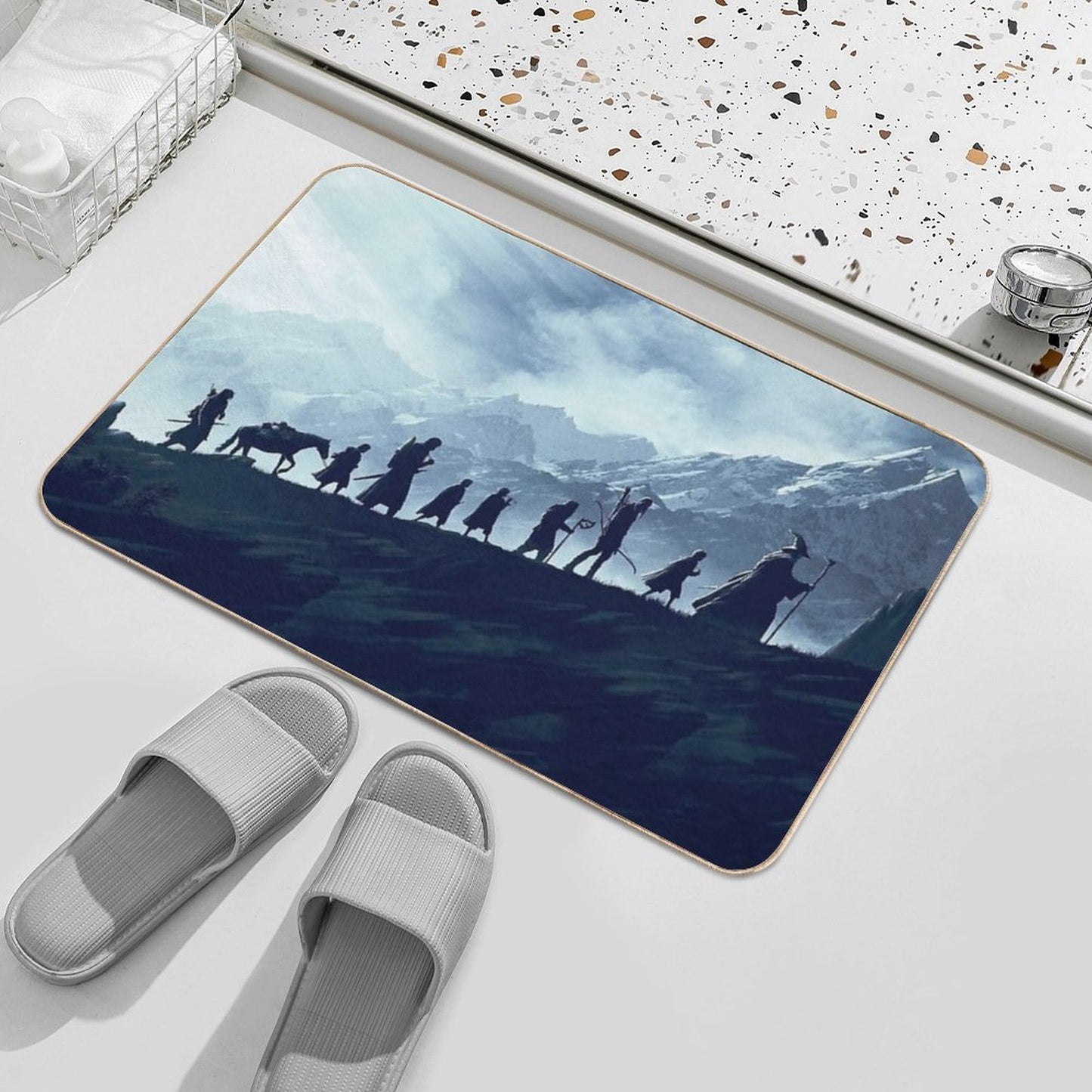 Fellowship Holy  Repositionable Bath Mat