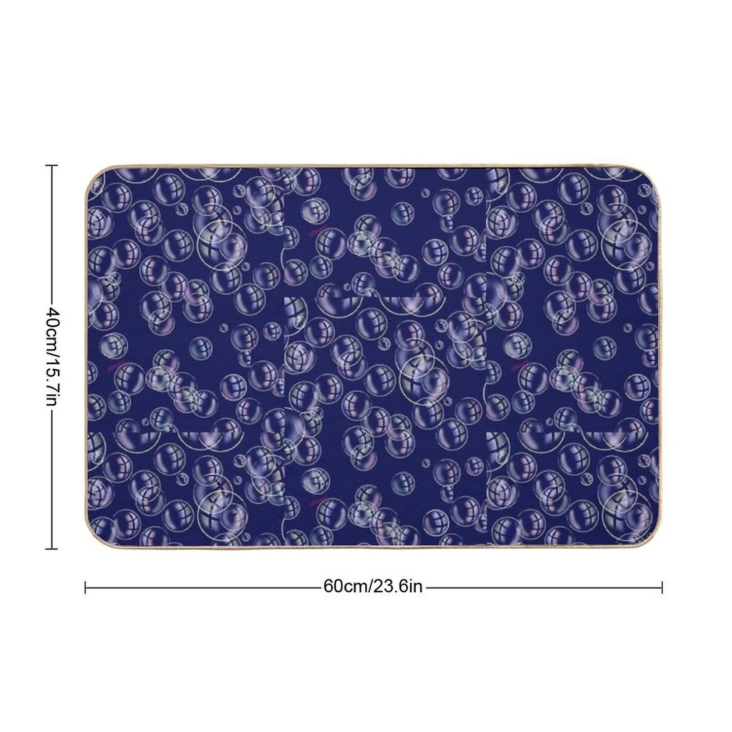 Bubbles  Long-Lasting Bath Mat