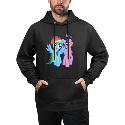 My Little Pony Rainbow Dash And Twilight Sparkle Machine Washable Hoodie
