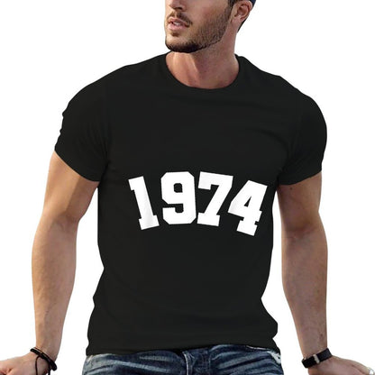 Classic 1974 Varsity Vintage College Style 50th Birthday  Affordable Price T-Shirt