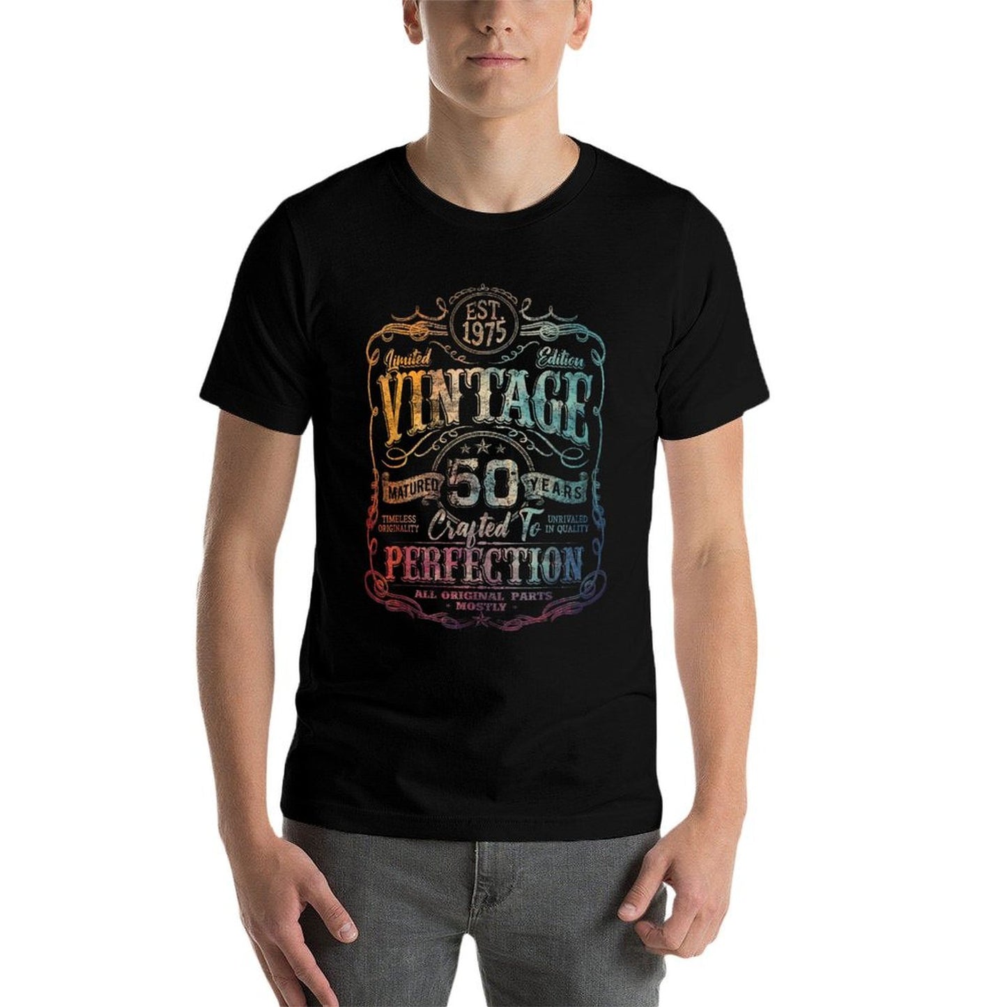 Vintage 1975 Limited Edition 50 Year Old 50th Birthday  Wrinkle-resistant T-Shirt