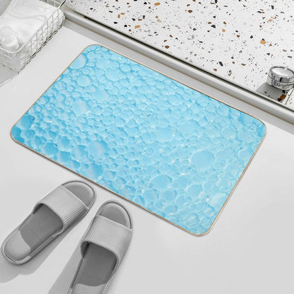 Blue Bubble Symphony  High-Traffic Bath Mat