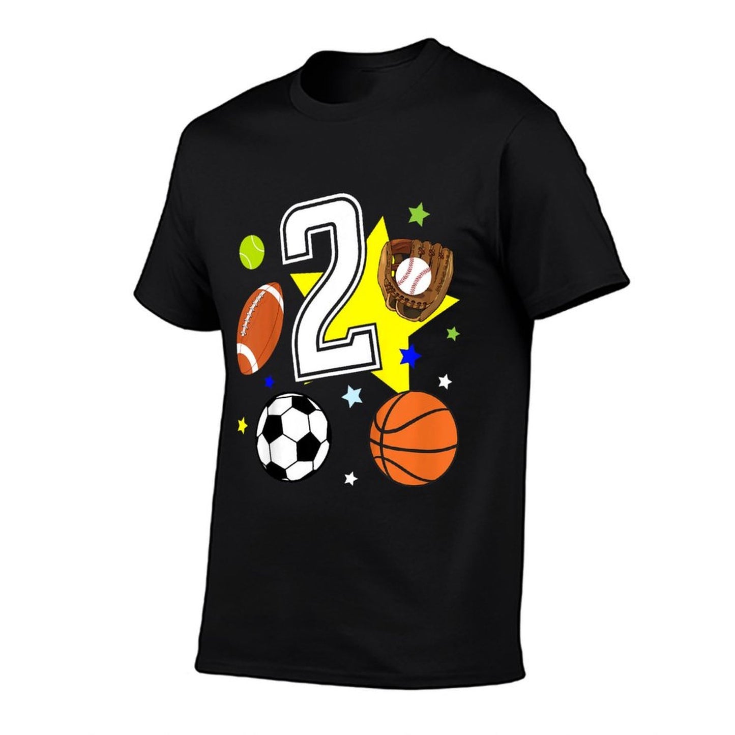Kids 2nd Birthday Sports Birthday Theme 2 Year Old Boy  Affordable Price T-Shirt