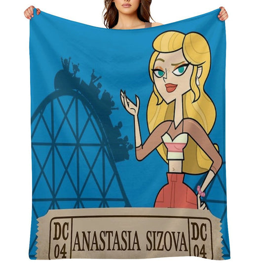 Anastasia Sizova, Disventure Camp Carnival Of Chaos Velvety-soft Throw Blanket