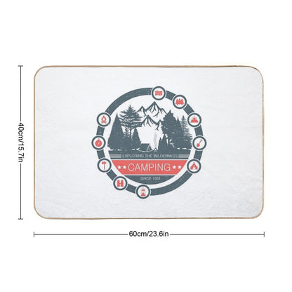 Camping  Repositionable Bath Mat