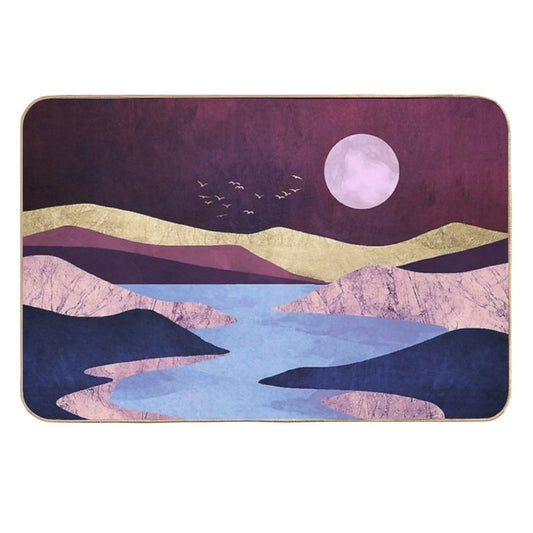 Periwinkle River  Anti-Trip Bath Mat