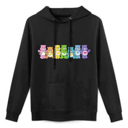Care Bears Rainbow Kingdom Original Bears Line Up Relaxed Fit Hoodie