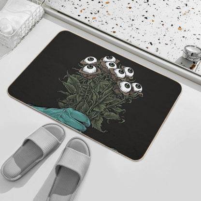 Monster Bouquet  Slip-Resistant Bath Mat