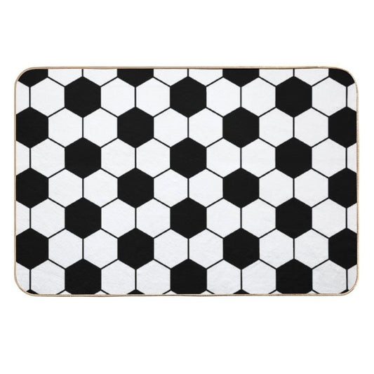 Soccer Ball  Anti-Trip Bath Mat
