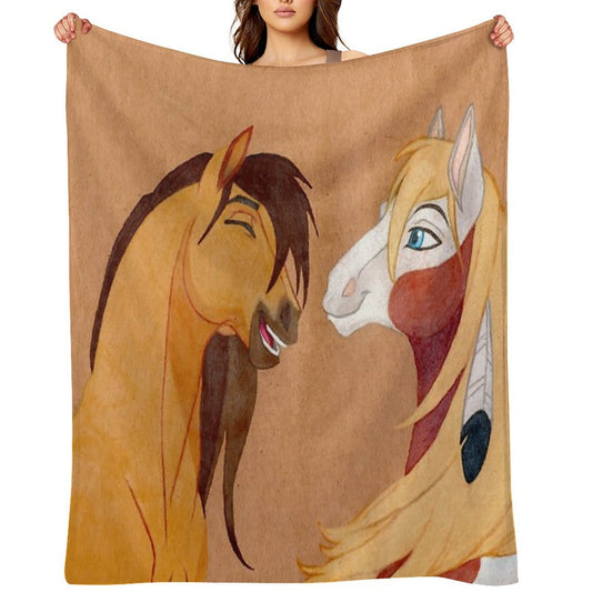 Spirit And Rain Wrinkle-free Throw Blanket