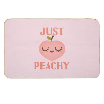 Just Peachy  Easy Maintenance Bath Mat